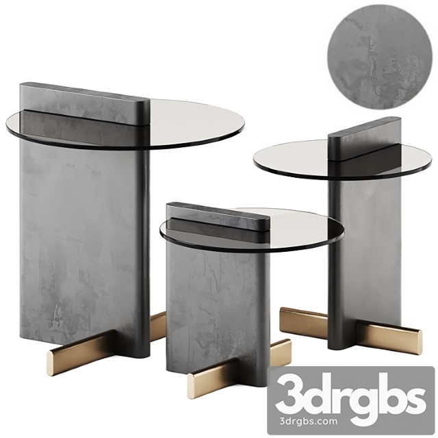 Paris Paname Table By Roche Bobois 3dsmax Download - thumbnail 1