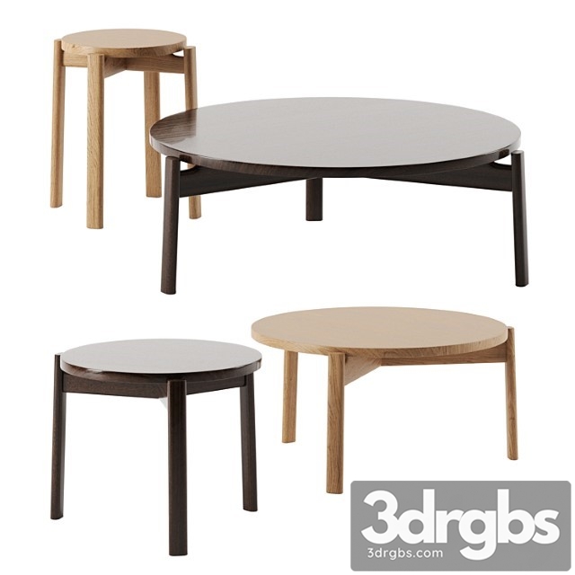 Passage Coffee Tables By Menu 3dsmax Download - thumbnail 1