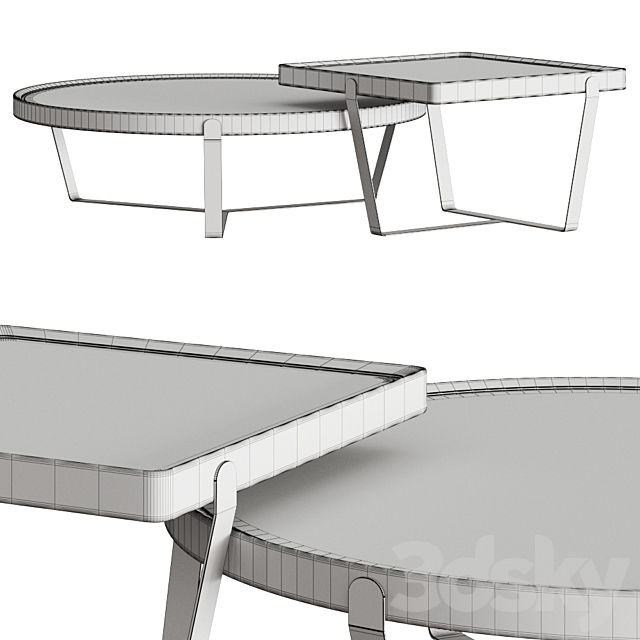 Passerini Odette Coffee Tables 3DSMax File - thumbnail 3