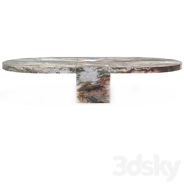 PD04 coffee table 3DS Max Model - thumbnail 4