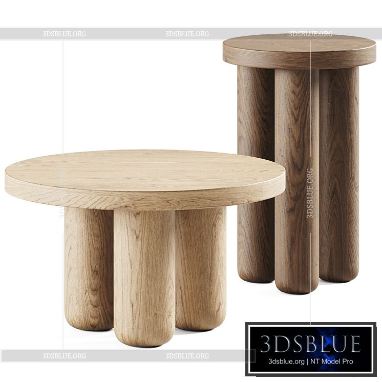 Pecherytsia Coffee Table 3DS Max - thumbnail 3