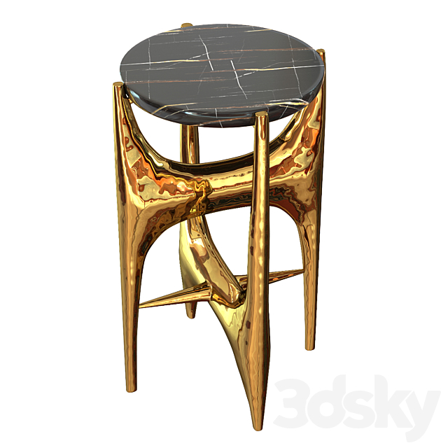 Pedestal table 3DSMax File - thumbnail 4