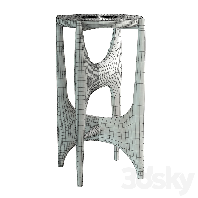 Pedestal table 3DSMax File - thumbnail 5