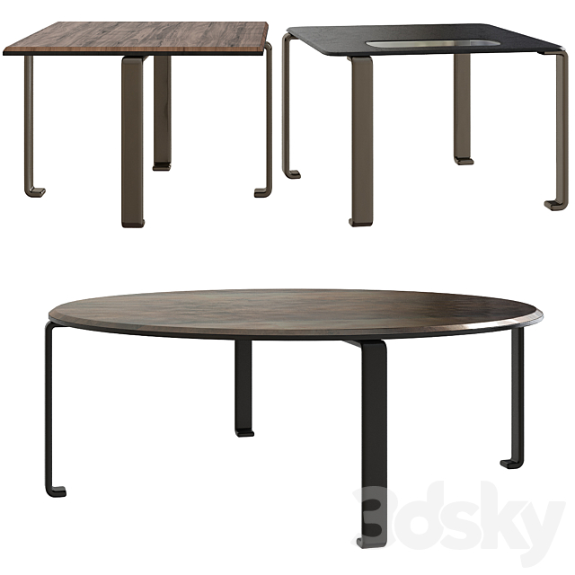 Perry minotti coffee tables 3DSMax File - thumbnail 1