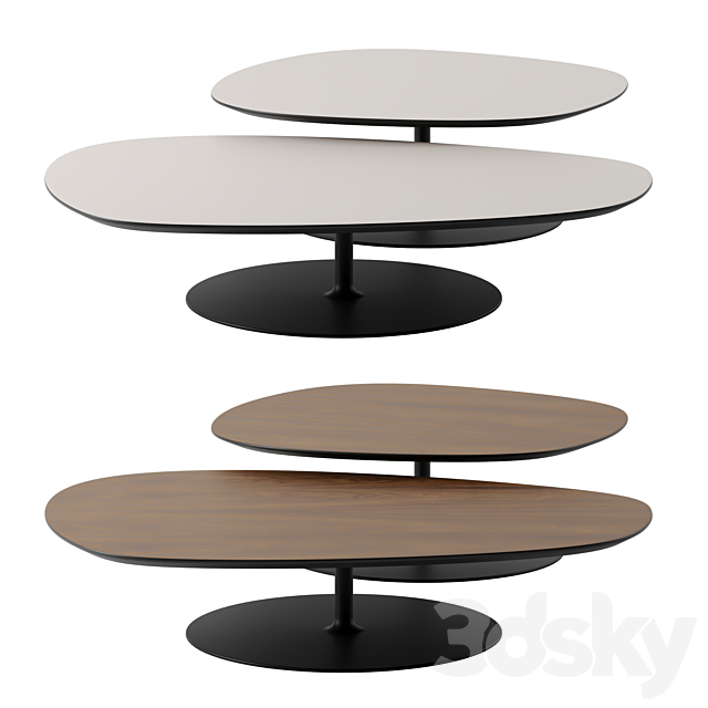 Phoenix coffee tables by Moroso 3DSMax File - thumbnail 1