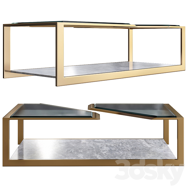 Pierre Coffe Table 3DSMax File - thumbnail 2