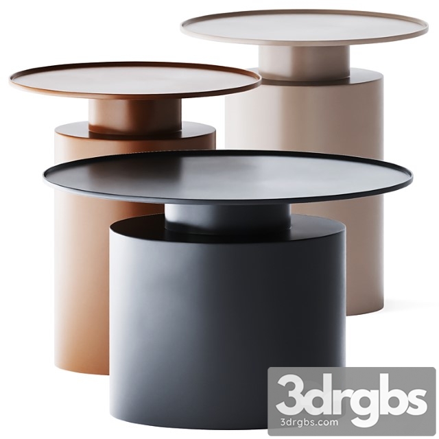 Pillar coffee tables by 101 copenhagen - thumbnail 1