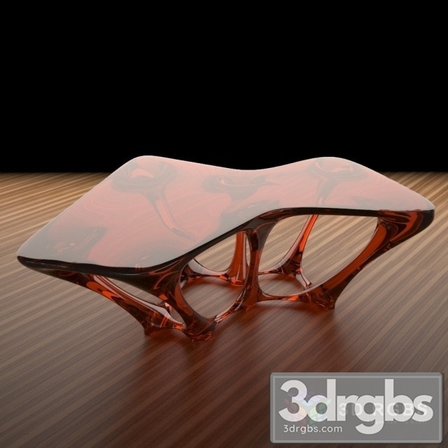 Plastic Modern Table 3dsmax Download - thumbnail 1