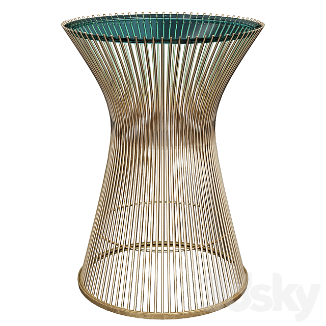 Platner gold knoll beistelltisch ? 011 3DSMax File - thumbnail 1