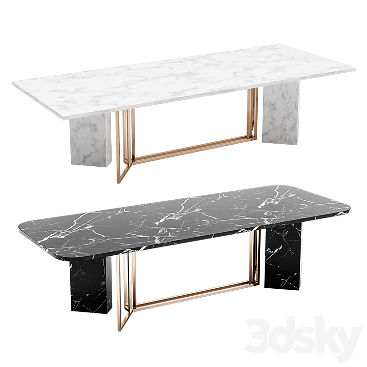 Plinto Meridiani Table 3DS Max - thumbnail 1