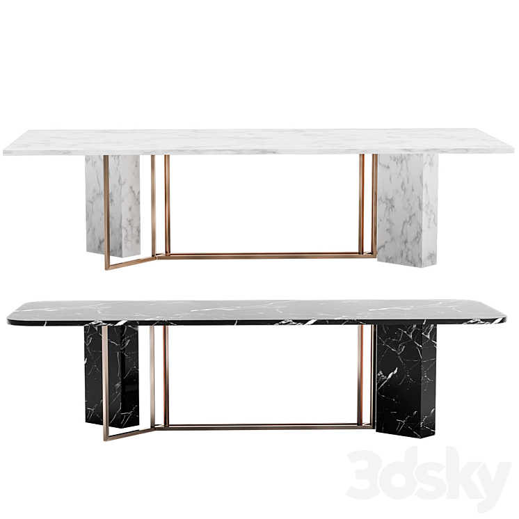 Plinto Meridiani Table 3DS Max - thumbnail 2