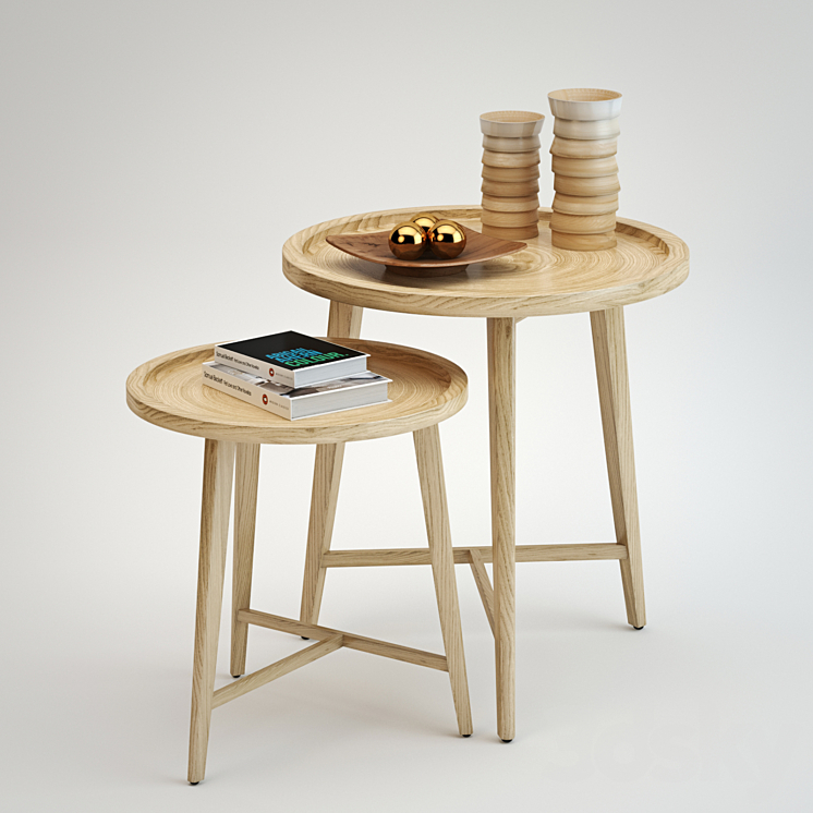 PN-Sidetable-decor 3DS Max - thumbnail 1