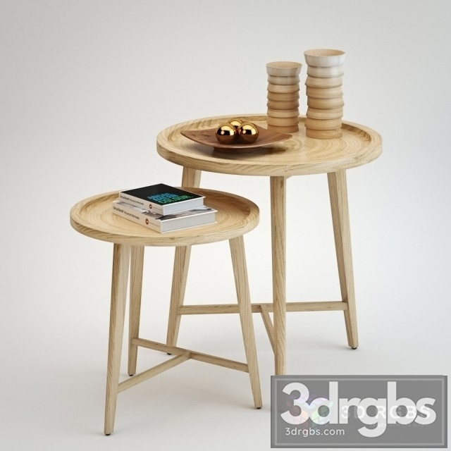 PN Sidetable Decor 3dsmax Download - thumbnail 1