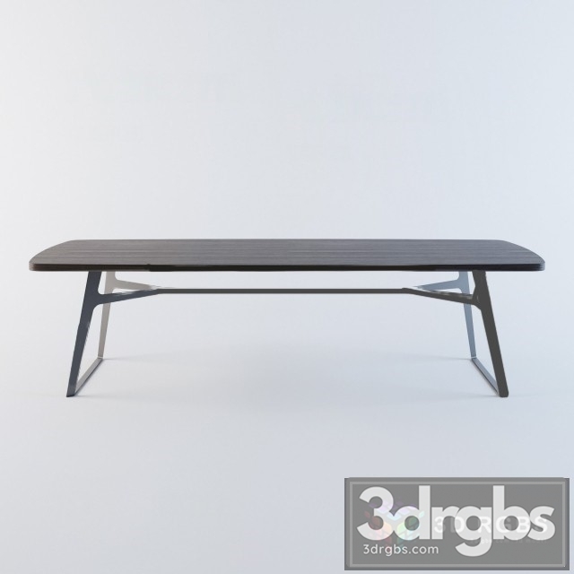 Poliform Clipper Table 3dsmax Download - thumbnail 1