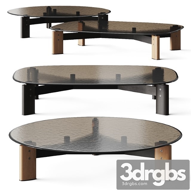 Poliform Ketch Coffee Tables 3dsmax Download - thumbnail 1