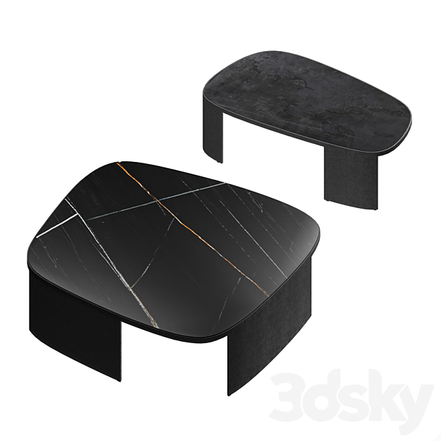 Poliform Koishi Coffee Table 3DS Max Model - thumbnail 2