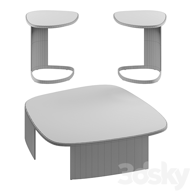 Poliform Koishi Coffee Table 3DSMax File - thumbnail 3