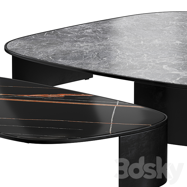 Poliform KOISHI Coffee Tables 3DSMax File - thumbnail 2