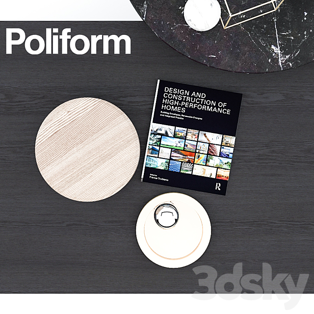 POLIFORM MONDRIAN COFFEE TABLE 3DSMax File - thumbnail 2