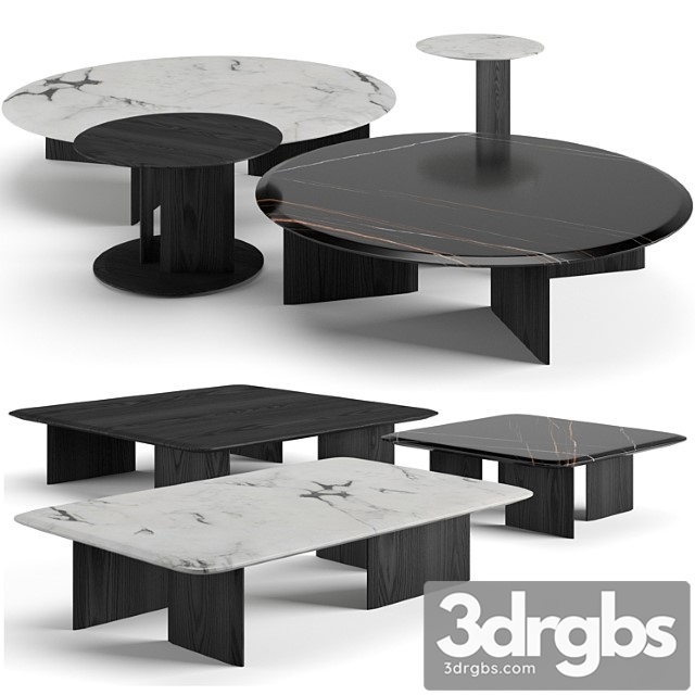 Poliform mush coffee tables set - thumbnail 1