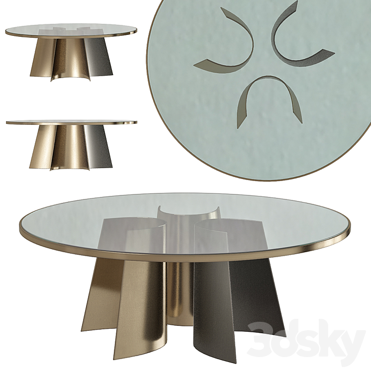 poliform_kensington-round-table 3DS Max - thumbnail 1