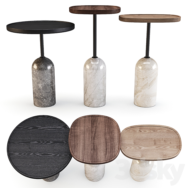 Porada: Ekero – Side Tables 3DS Max Model - thumbnail 2