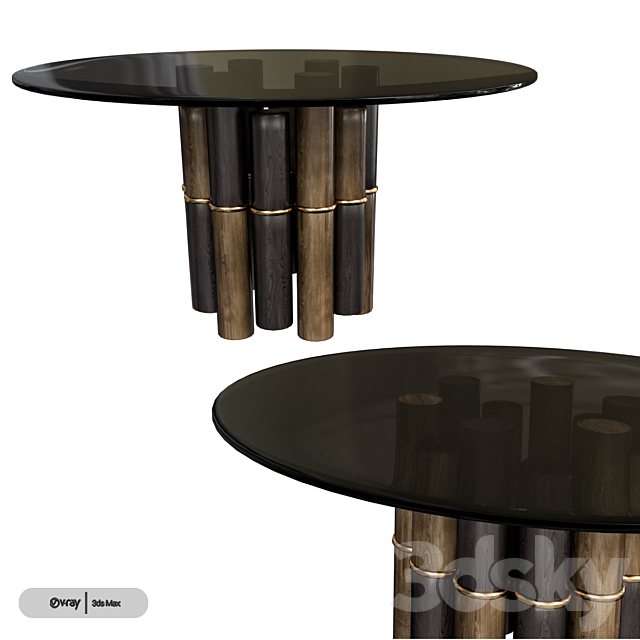 Porada Pilar Mix Table 3DSMax File - thumbnail 1