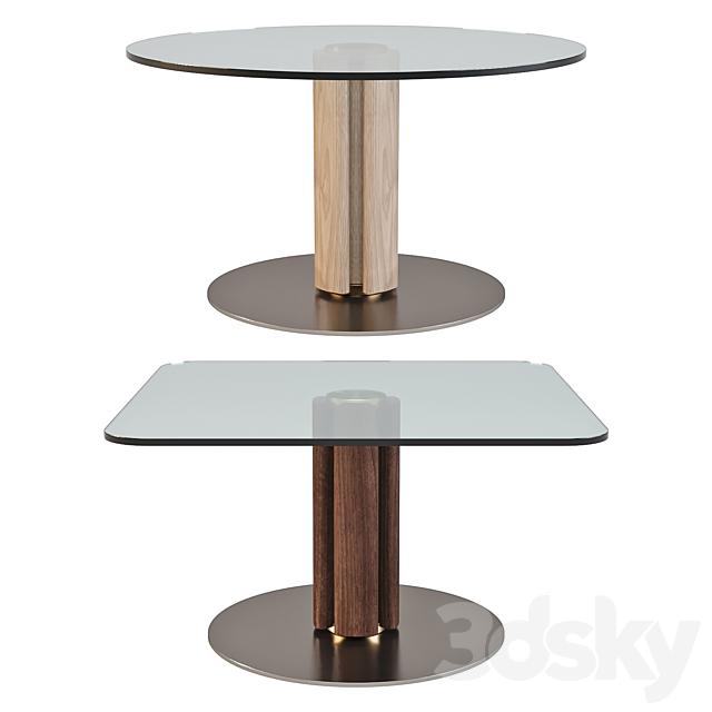 Porada: Quadrifoglio Tavolino h45 – Side Tables 3DSMax File - thumbnail 2