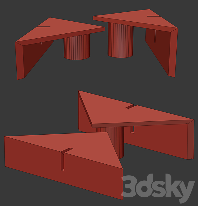 Portal coffee table 3DSMax File - thumbnail 3