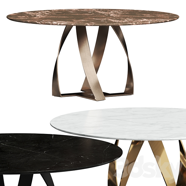 Potocco Bon Bon Dining Table 3DSMax File - thumbnail 1