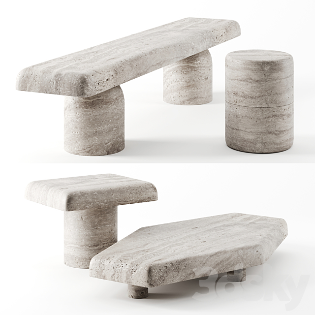 Primitif Collection Tables by Francesco Balzano & Valeriane Lazard 3DSMax File - thumbnail 1