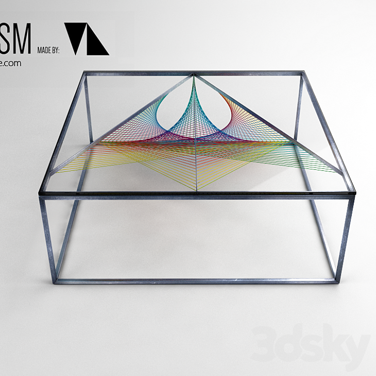 Prism Table by MN Design 3DS Max - thumbnail 2