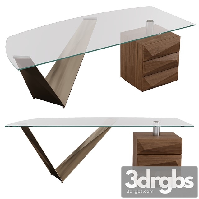 Prisma steel desk by reflex - thumbnail 1