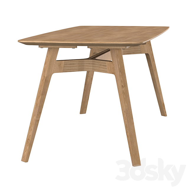 Q Table 200 3DS Max Model - thumbnail 3