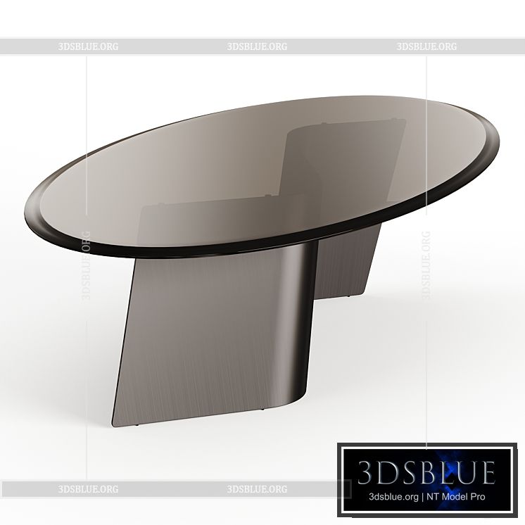 Reflex Angelo ESSE Oval Coffee Table By Tulczinsky 3DS Max - thumbnail 3