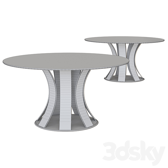 Reflex Barrique Table 3DSMax File - thumbnail 2