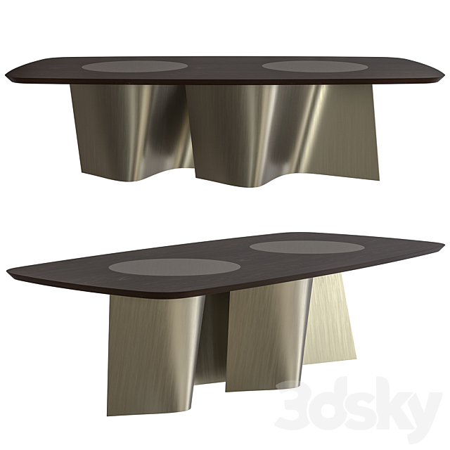 Reflex Esse 72 Bevelwood Table 3DSMax File - thumbnail 1