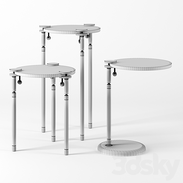 Remnants Series Tables Set 1 3DSMax File - thumbnail 2