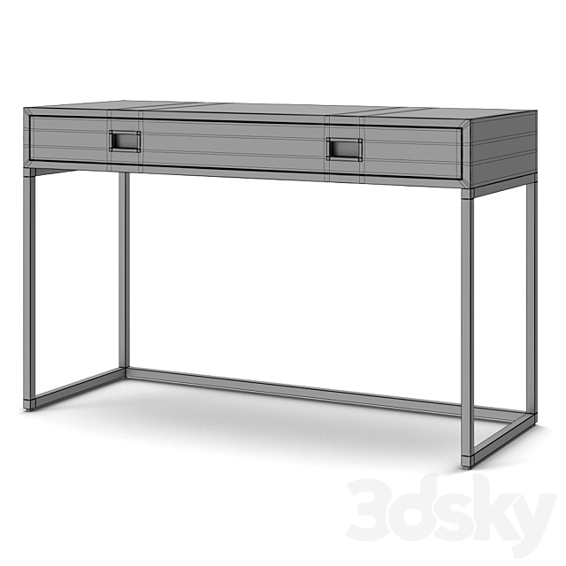 Restoration Hardware Avalon Desk 3DS Max Model - thumbnail 3