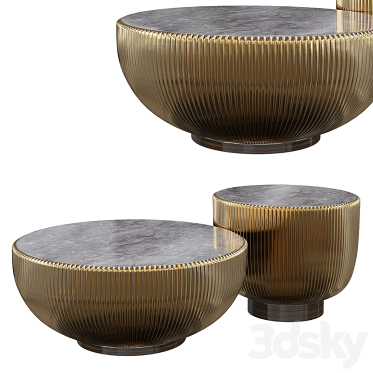 RH Side Table 3DS Max - thumbnail 1