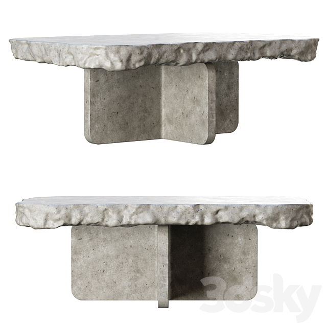 Richard concrete table by Bpoint 3DSMax File - thumbnail 1