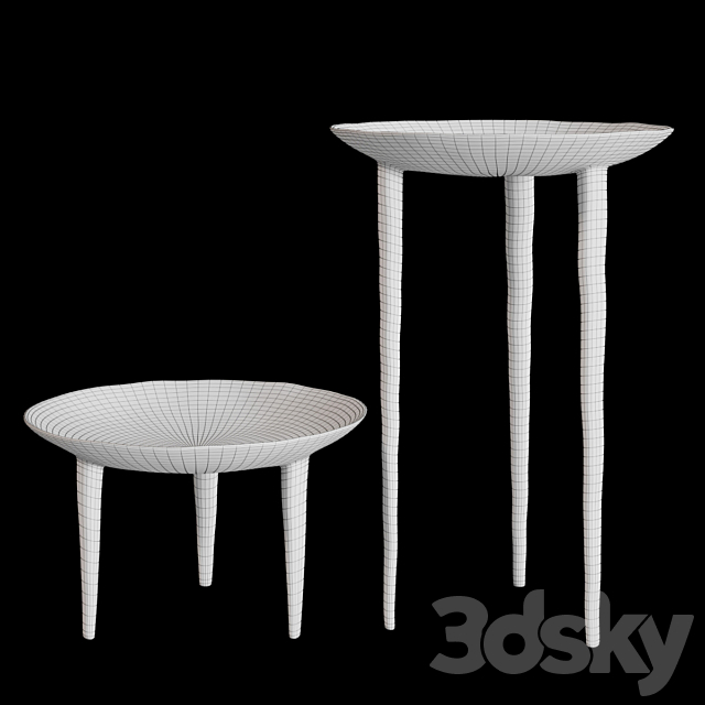 rick owens.side table 3DSMax File - thumbnail 2