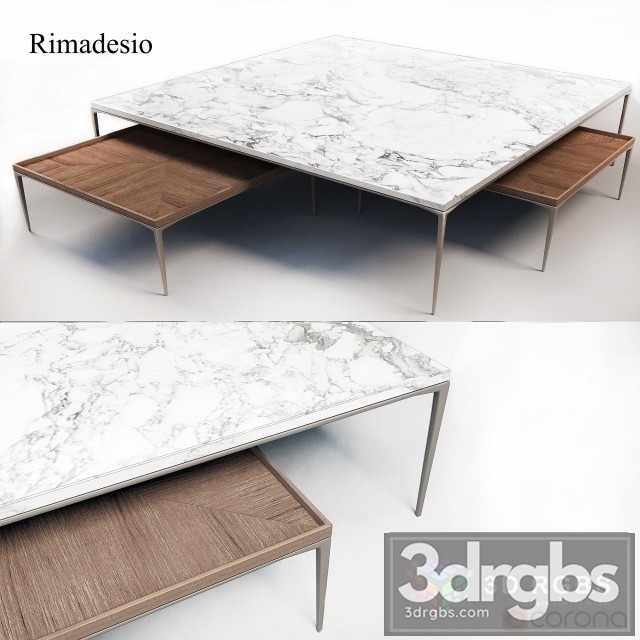 Rimadesio Coffee Table 3dsmax Download - thumbnail 1