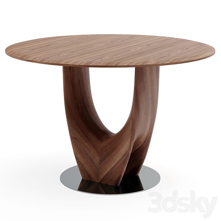 Rio dining table 3DS Max Model - thumbnail 1