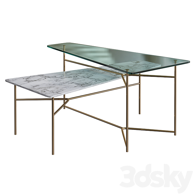 Rioalto Coffee Table Reflex Angelo 3DSMax File - thumbnail 1