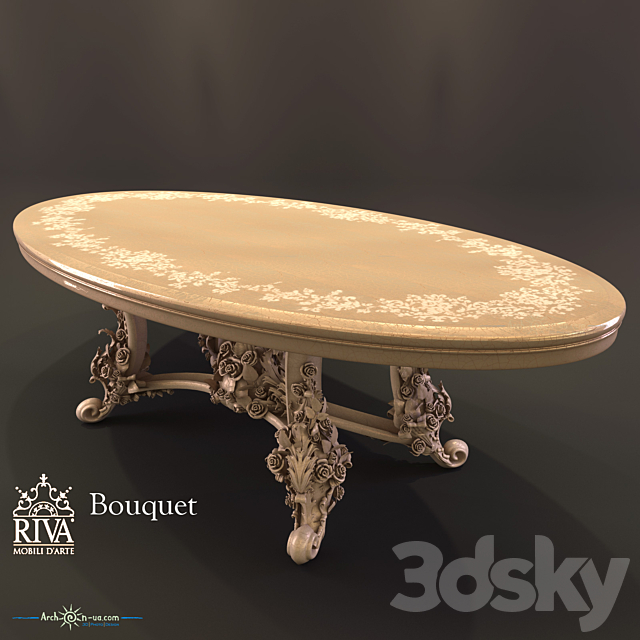 Riva Mobili Darte Bouquet Table 9091 3DSMax File - thumbnail 1