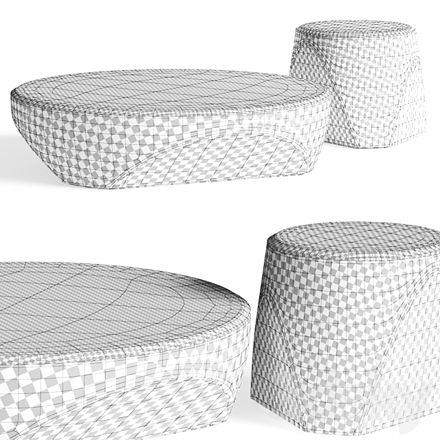 Roberto Cavalli Jipe Coffee Tables 3DSMax File - thumbnail 4