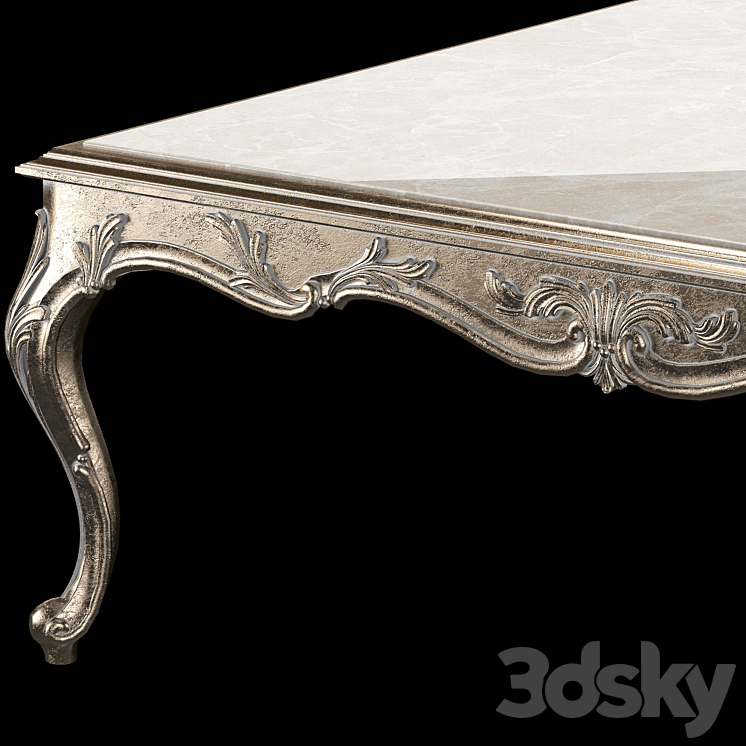 roberto giovannini middle coffee table 3DS Max Model - thumbnail 2