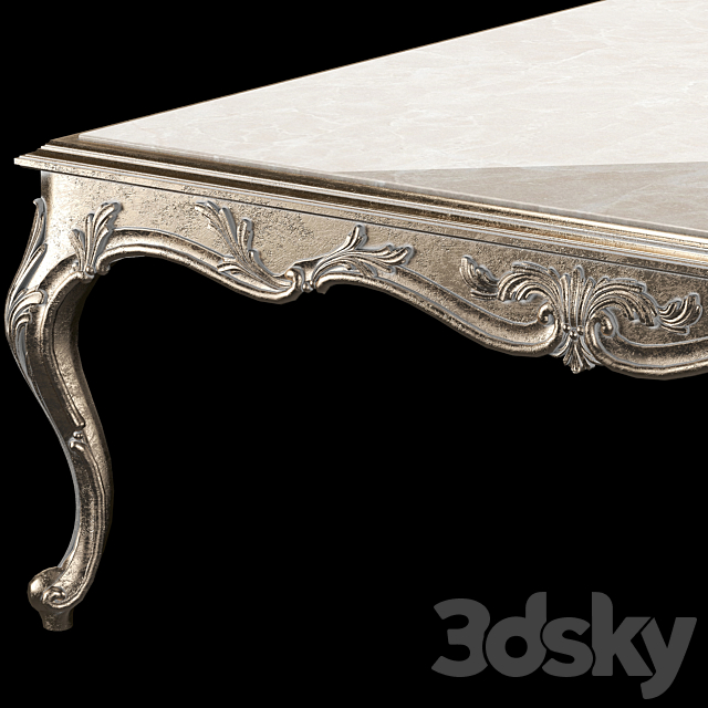 roberto giovannini middle coffee table 3DS Max Model - thumbnail 2