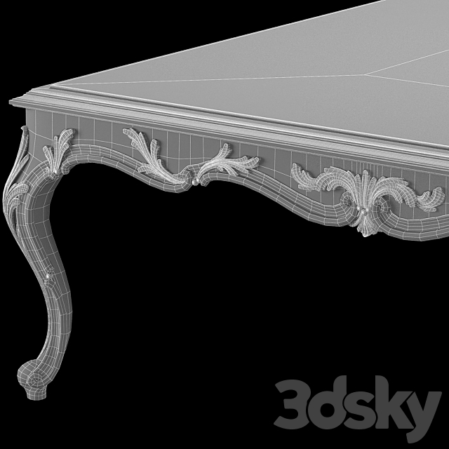 roberto giovannini middle coffee table 3DS Max Model - thumbnail 3